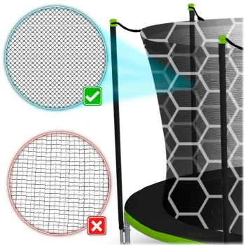 Unutarnja Mreža Za Trampolin Neo Sport, 374 Cm, 12 Stopa, Siva 5