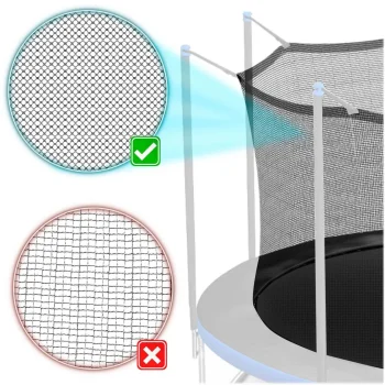 Unutarnja Mreža Za Trampolin Neo Sport, 404 Cm, 13 Stopa, Siva, Var. Ns 13w 241 Sw 6