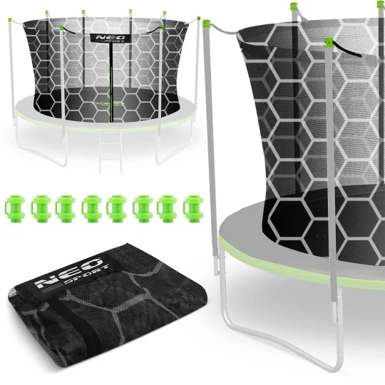 Unutarnja Mreža Za Trampolin Neo Sport, 404 Cm, 13 Stopa, Siva 1