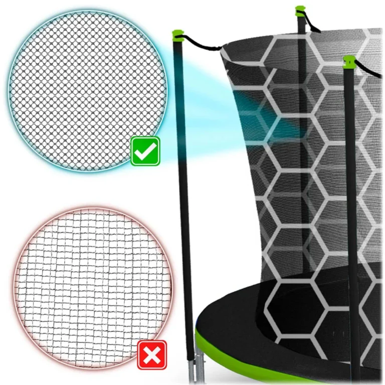 Unutarnja Mreža Za Trampolin Neo Sport, 404 Cm, 13 Stopa, Siva 5