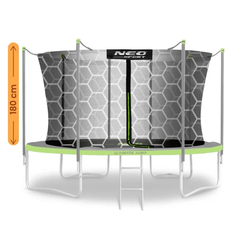 Unutarnja Mreža Za Trampolin Neo Sport, 404 Cm, 13 Stopa, Siva 7