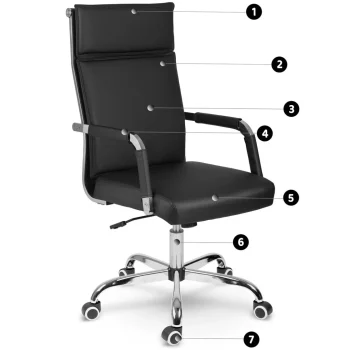 Uredska Stolica Sofotel Koiba Crna 7