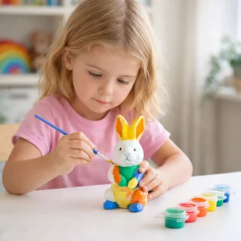 Uskrsni Set 3 Stiroporna Jaja I Figurica Zeca S 6 Boja 3
