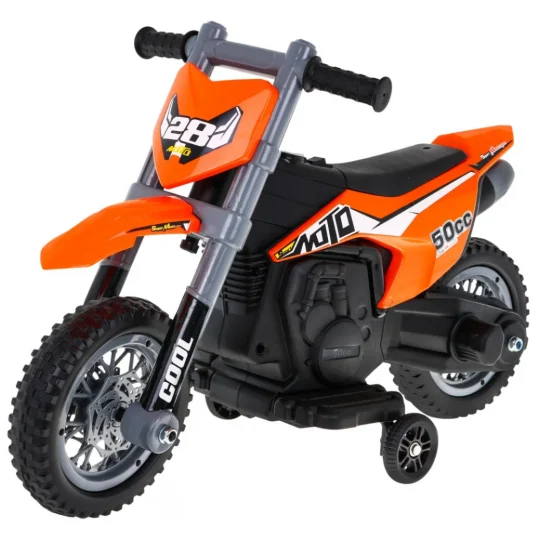 V Cross Narančasti Motocikl Motor Na Akumulator 1