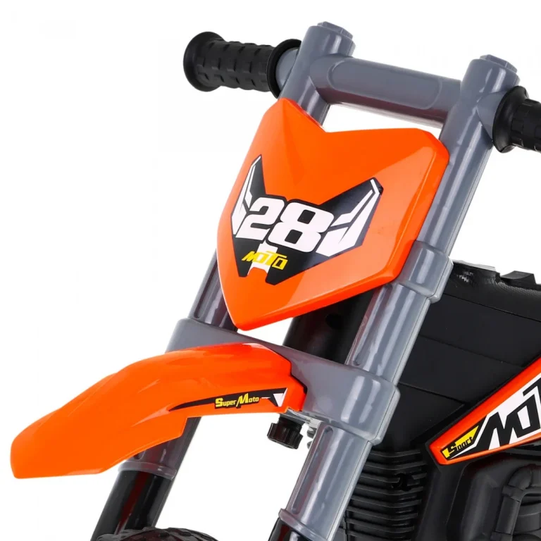 V Cross Narančasti Motocikl Motor Na Akumulator 10