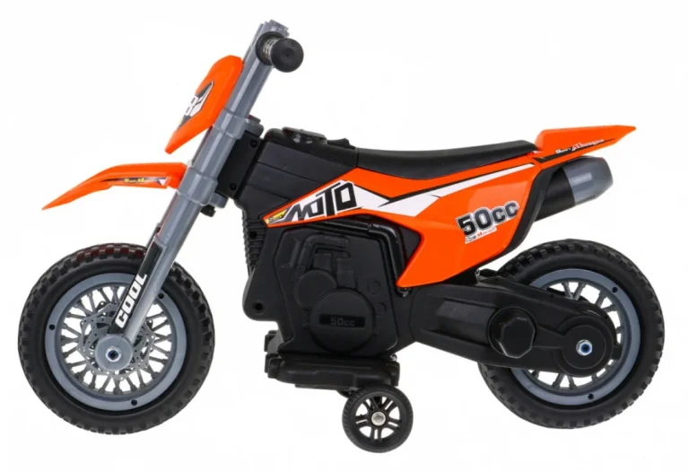 V Cross Narančasti Motocikl Motor Na Akumulator 4