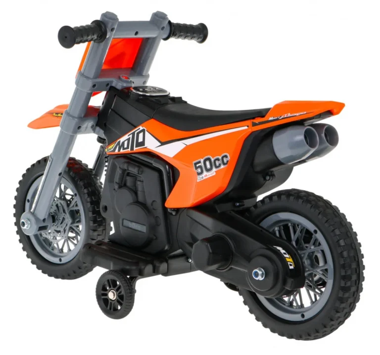 V Cross Narančasti Motocikl Motor Na Akumulator 5