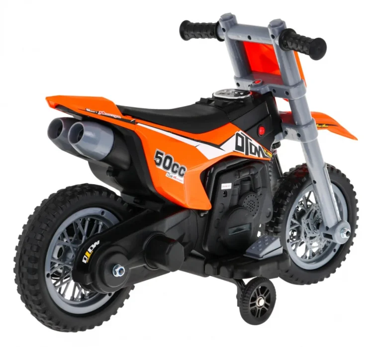V Cross Narančasti Motocikl Motor Na Akumulator 8