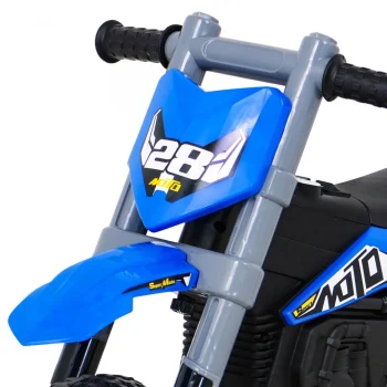 V Cross Plavi Motocikl, Plava Motor Na Akumulator 10