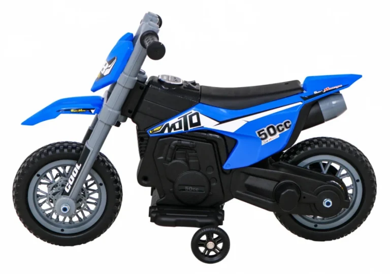 V Cross Plavi Motocikl, Plava Motor Na Akumulator 4