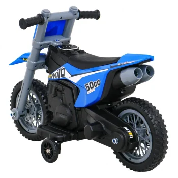 V Cross Plavi Motocikl, Plava Motor Na Akumulator 5