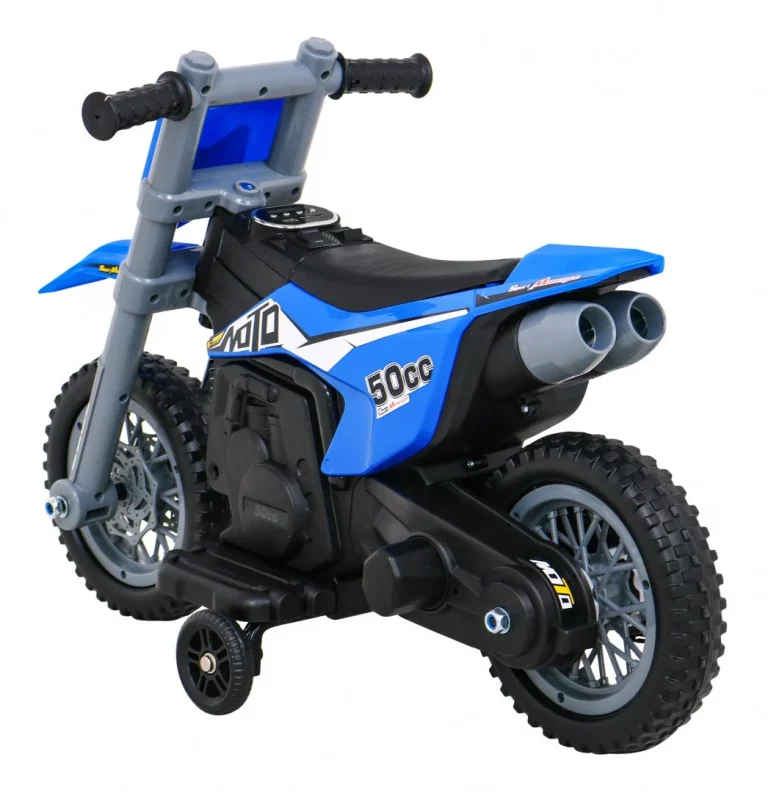 V Cross Plavi Motocikl, Plava Motor Na Akumulator 5