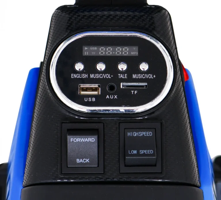 V Cross Plavi Motocikl, Plava Motor Na Akumulator 6