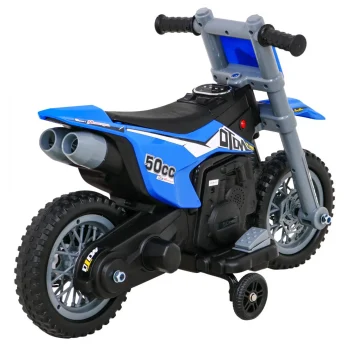 V Cross Plavi Motocikl, Plava Motor Na Akumulator 8