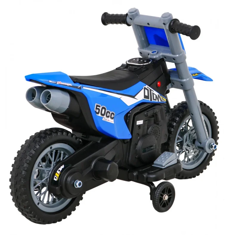 V Cross Plavi Motocikl, Plava Motor Na Akumulator 8