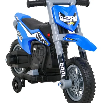 V Cross Plavi Motocikl, Plava Motor Na Akumulator 9
