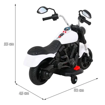V Max Motor Za Sjeckalicu Na Baterije Za Djecu Bijeli + Melodije Truba + Svjetlo + Pomoćni, Bijela Motor Na Akumulator 2
