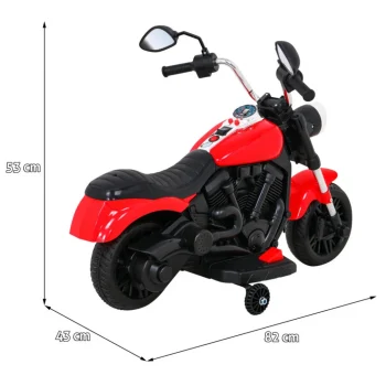 V Max Motor Za Sjeckalicu Na Baterije Za Djecu, Crveni + Melodije, Truba + Svjetlo, Crvena Motor Na Akumulator 2