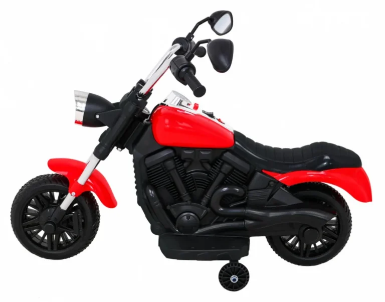 V Max Motor Za Sjeckalicu Na Baterije Za Djecu, Crveni + Melodije, Truba + Svjetlo, Crvena Motor Na Akumulator 4