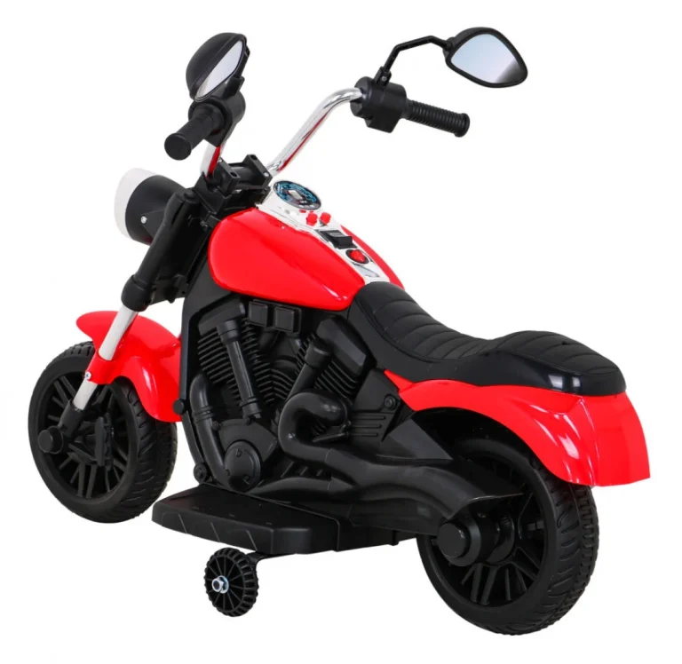 V Max Motor Za Sjeckalicu Na Baterije Za Djecu, Crveni + Melodije, Truba + Svjetlo, Crvena Motor Na Akumulator 5
