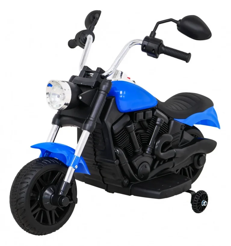 V Max Motor Za Sjeckalicu Na Baterije Za Djecu, Plavi + Melodije, Truba + Svjetlo + Pomoćni, Plava Motor Na Akumulator 1