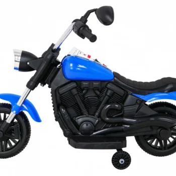 V Max Motor Za Sjeckalicu Na Baterije Za Djecu, Plavi + Melodije, Truba + Svjetlo + Pomoćni, Plava Motor Na Akumulator 4