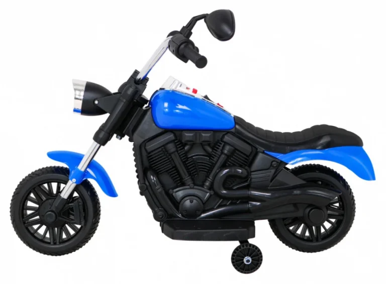 V Max Motor Za Sjeckalicu Na Baterije Za Djecu, Plavi + Melodije, Truba + Svjetlo + Pomoćni, Plava Motor Na Akumulator 4