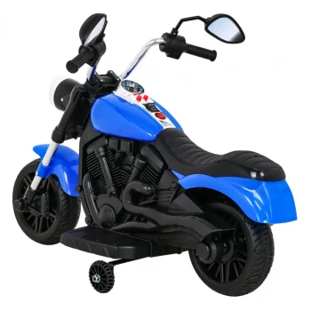 V Max Motor Za Sjeckalicu Na Baterije Za Djecu, Plavi + Melodije, Truba + Svjetlo + Pomoćni, Plava Motor Na Akumulator 5