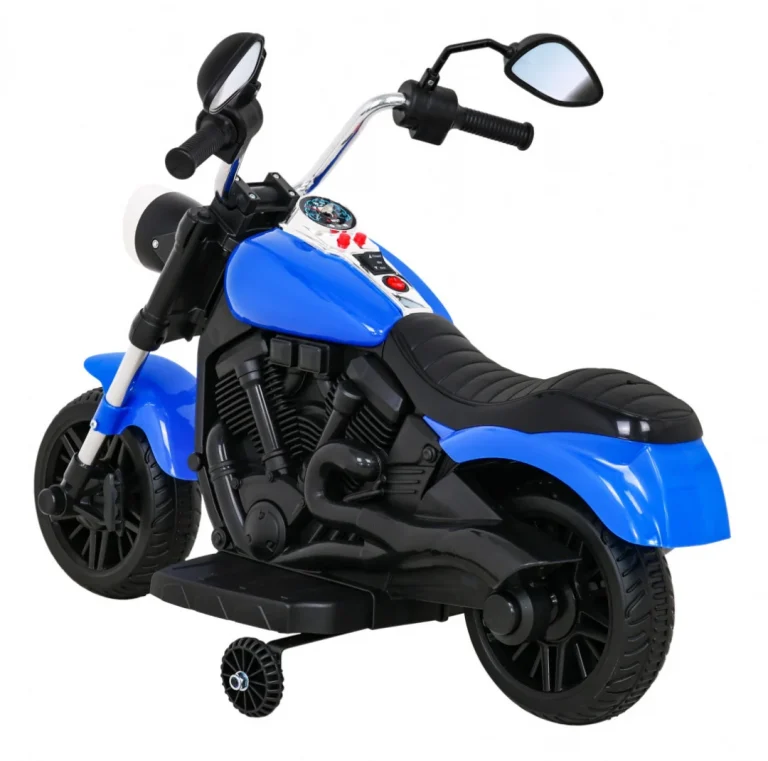 V Max Motor Za Sjeckalicu Na Baterije Za Djecu, Plavi + Melodije, Truba + Svjetlo + Pomoćni, Plava Motor Na Akumulator 5