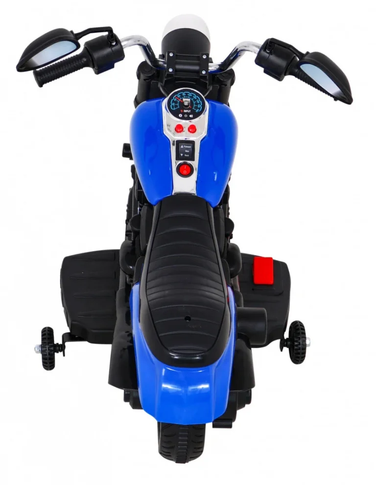 V Max Motor Za Sjeckalicu Na Baterije Za Djecu, Plavi + Melodije, Truba + Svjetlo + Pomoćni, Plava Motor Na Akumulator 6