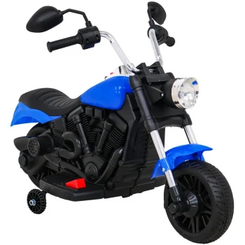 V Max Motor Za Sjeckalicu Na Baterije Za Djecu, Plavi + Melodije, Truba + Svjetlo + Pomoćni, Plava Motor Na Akumulator 8