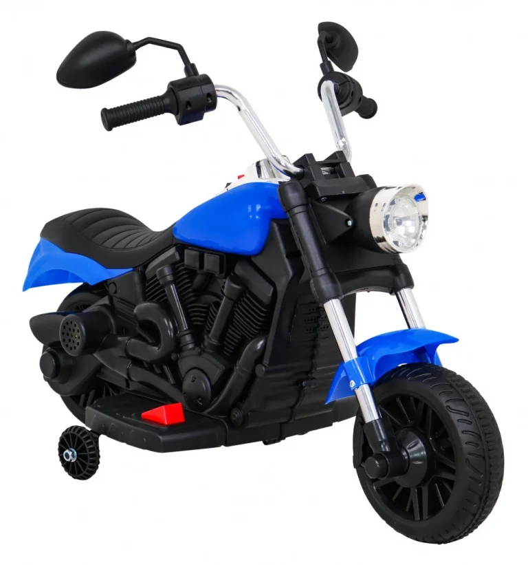 V Max Motor Za Sjeckalicu Na Baterije Za Djecu, Plavi + Melodije, Truba + Svjetlo + Pomoćni, Plava Motor Na Akumulator 8