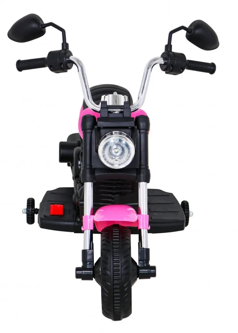 V Max Motor Za Sjeckalicu Na Baterije Za Djecu, Roza + Melodije, Truba + Svjetlo + Pomoćni Kotači Motor Na Akumulator 3