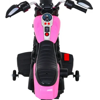 V Max Motor Za Sjeckalicu Na Baterije Za Djecu, Roza + Melodije, Truba + Svjetlo + Pomoćni Kotači Motor Na Akumulator 6