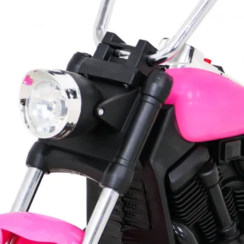 V Max Motor Za Sjeckalicu Na Baterije Za Djecu, Roza + Melodije, Truba + Svjetlo + Pomoćni Kotači Motor Na Akumulator 9