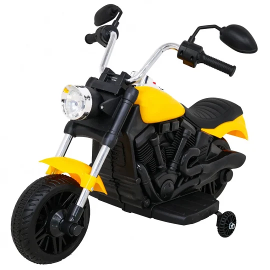 V Max Motor Za Sjeckalicu Na Baterije Za Djecu žuti + Melodije Truba + Svjetlo + Pomoćni, žuta Motor Na Akumulator 1