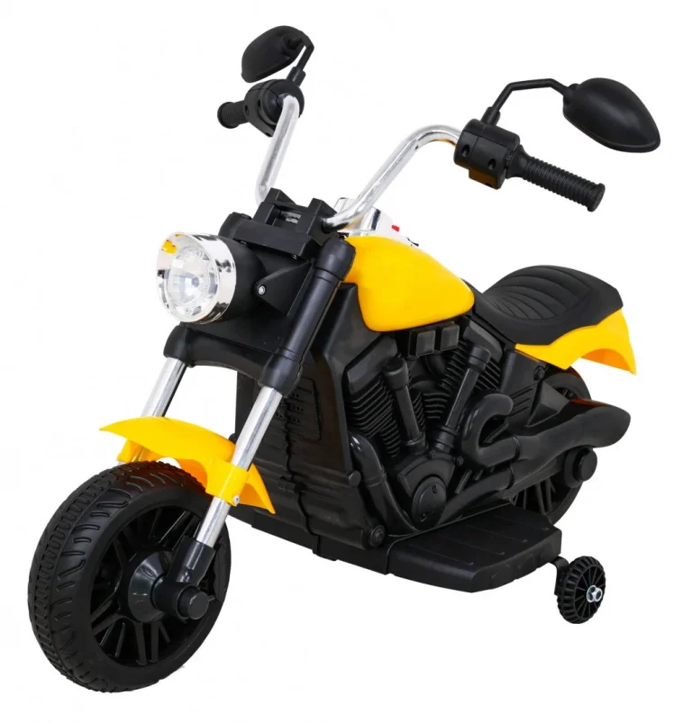 V Max Motor Za Sjeckalicu Na Baterije Za Djecu žuti + Melodije Truba + Svjetlo + Pomoćni, žuta Motor Na Akumulator 1