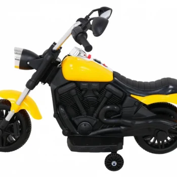 V Max Motor Za Sjeckalicu Na Baterije Za Djecu žuti + Melodije Truba + Svjetlo + Pomoćni, žuta Motor Na Akumulator 4