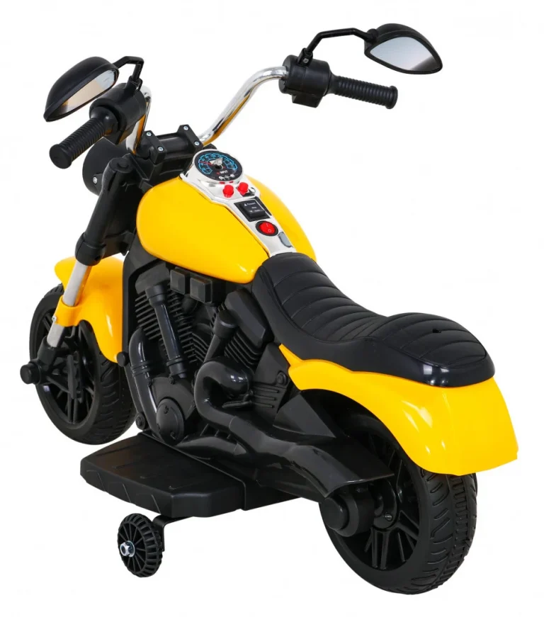 V Max Motor Za Sjeckalicu Na Baterije Za Djecu žuti + Melodije Truba + Svjetlo + Pomoćni, žuta Motor Na Akumulator 5