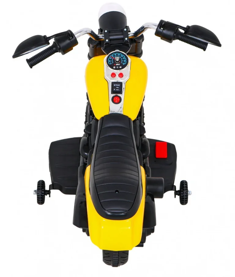 V Max Motor Za Sjeckalicu Na Baterije Za Djecu žuti + Melodije Truba + Svjetlo + Pomoćni, žuta Motor Na Akumulator 6
