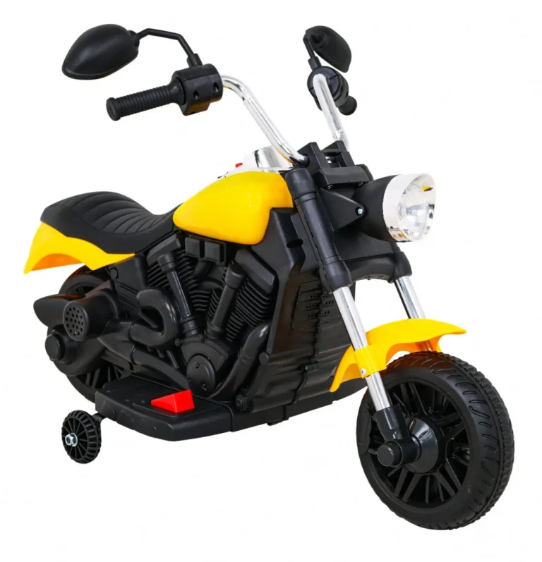 V Max Motor Za Sjeckalicu Na Baterije Za Djecu žuti + Melodije Truba + Svjetlo + Pomoćni, žuta Motor Na Akumulator 8