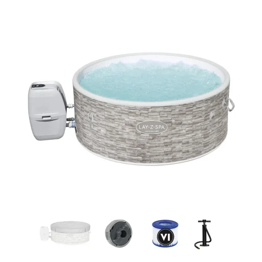 Vancouver Lay Z Spa Airjet Plus Spa Na Napuhavanje Bestway Za 5 Osoba + Pumpa + Kontrola Masaže 1