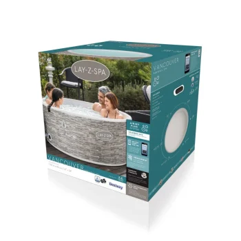 Vancouver Lay Z Spa Airjet Plus Spa Na Napuhavanje Bestway Za 5 Osoba + Pumpa + Kontrola Masaže 20
