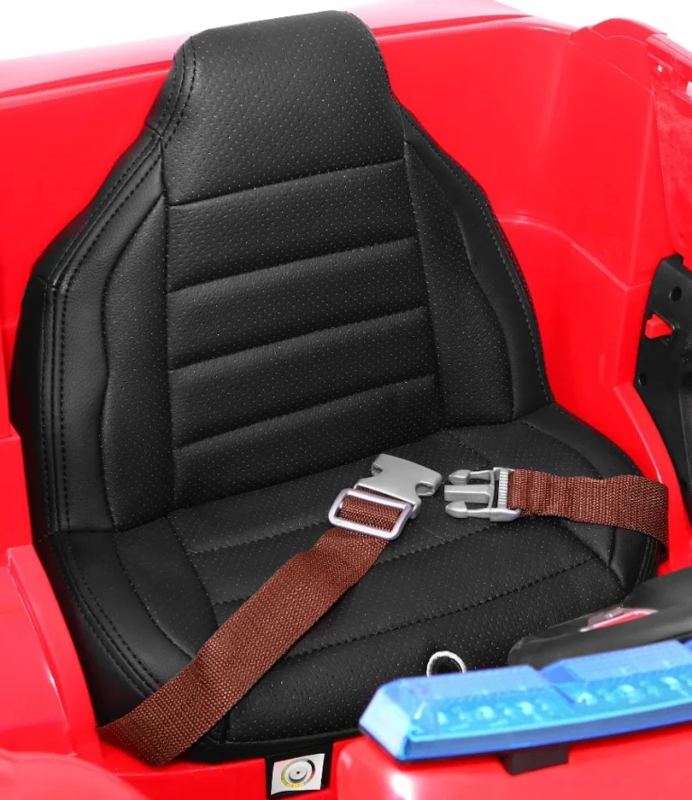 Vatrogasni Automobil Na Baterije Za Djecu Suv + Sirene + Svjetla + Megafon + Daljinski, Crvena 5
