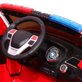 Vatrogasni Automobil Na Baterije Za Djecu Suv + Sirene + Svjetla + Megafon + Daljinski, Crvena 8