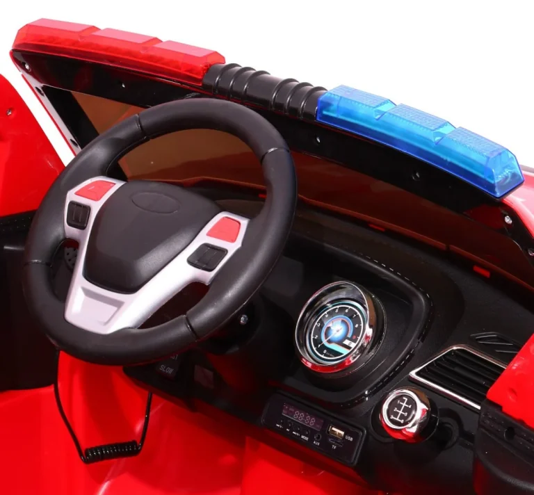 Vatrogasni Automobil Na Baterije Za Djecu Suv + Sirene + Svjetla + Megafon + Daljinski, Crvena 8