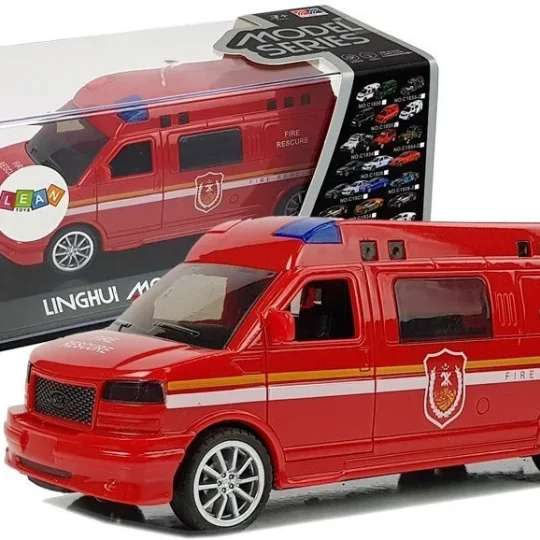 Vatrogasni Automobil S Uzicom Za Zatezanje Sa Svjetlima I Zvukom 1