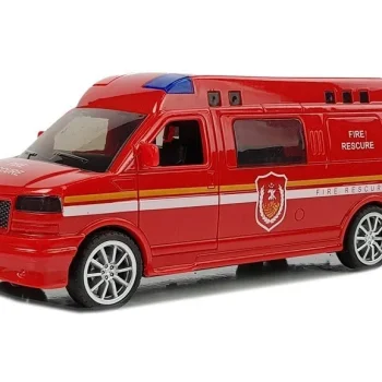 Vatrogasni Automobil S Uzicom Za Zatezanje Sa Svjetlima I Zvukom 2