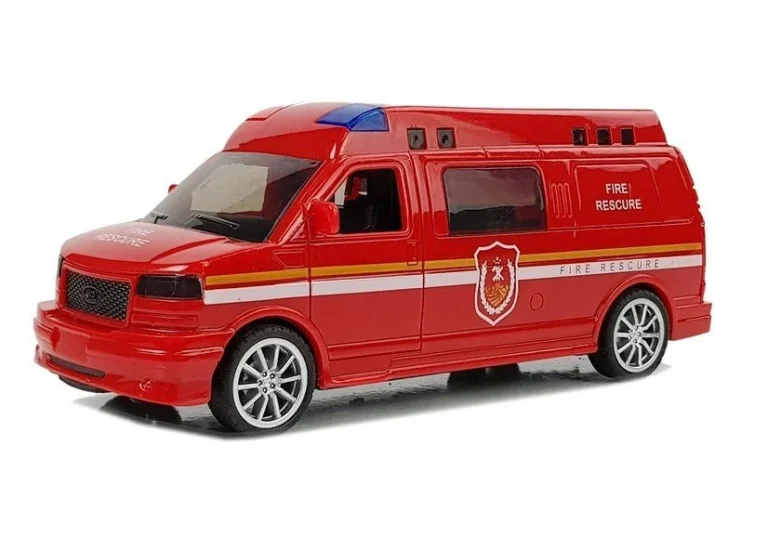 Vatrogasni Automobil S Uzicom Za Zatezanje Sa Svjetlima I Zvukom 2