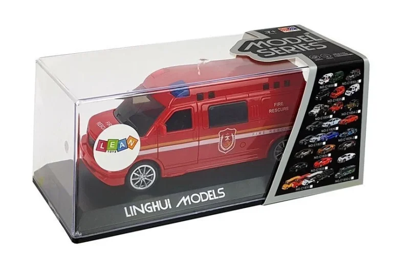 Vatrogasni Automobil S Uzicom Za Zatezanje Sa Svjetlima I Zvukom 3